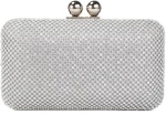 Τσάντα φάκελος clutch JH2227 - Ασημί