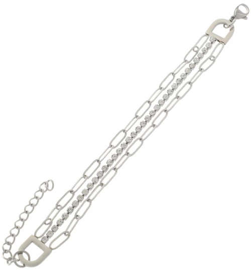 Βραχιόλι MK-77010-6 - Ασημί