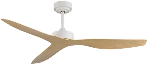 it-Lighting Trent - Fan in White and wooden Color (102000615)