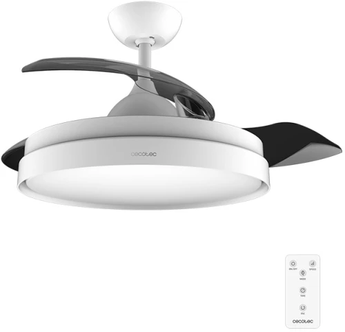 Ανεμιστήρας Οροφής με Φως 40 W EnergySilence Aero 4280 Invisible White Cecotec CEC-05992