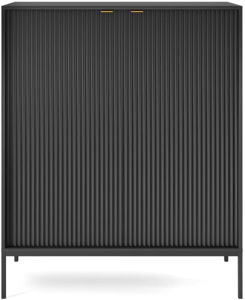 Μπουφές Nova Ανθρακί 104x125x39cm
