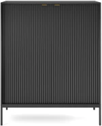 Μπουφές Nova Ανθρακί 104x125x39cm