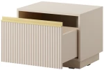 Κομοδίνο Royal Μπεζ 53x42x39cm