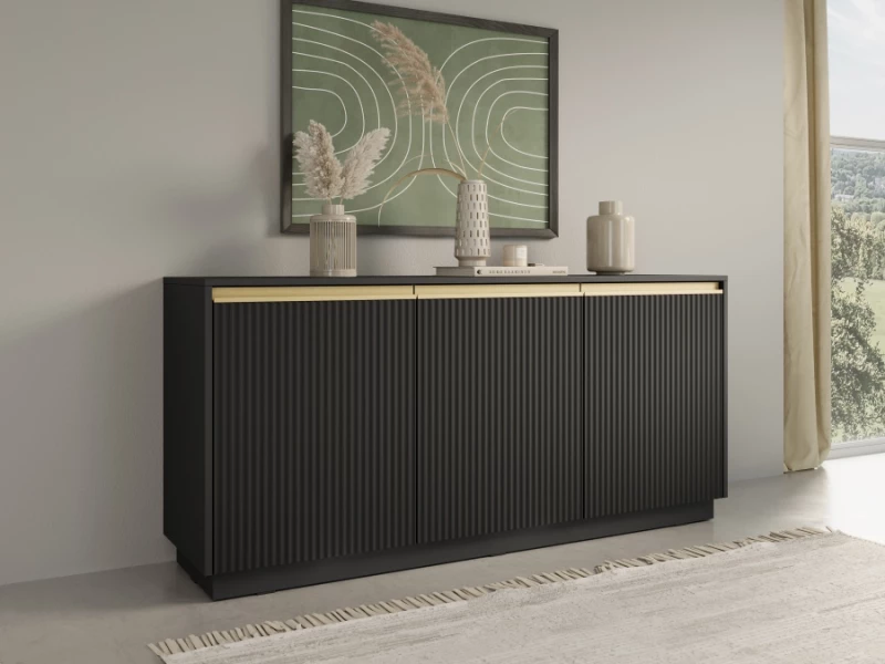 Μπουφές Royal Ανθρακί 153x71x39cm