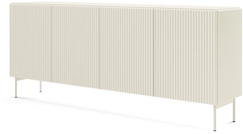 Μπουφές Muti Λευκό Kazmir 195x81x40cm