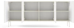 Μπουφές Muti Λευκό Kazmir 195x81x40cm