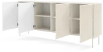 Μπουφές Muti Λευκό Kazmir 195x81x40cm