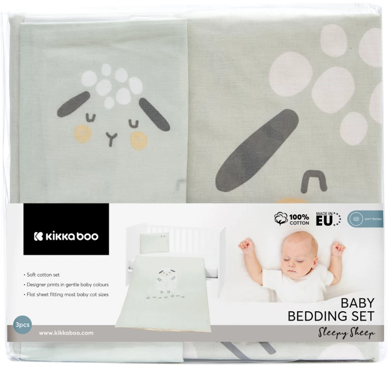 Kikka Boo Σετ κούνιας 3 τεμ Sleepy Sheep 41101030184