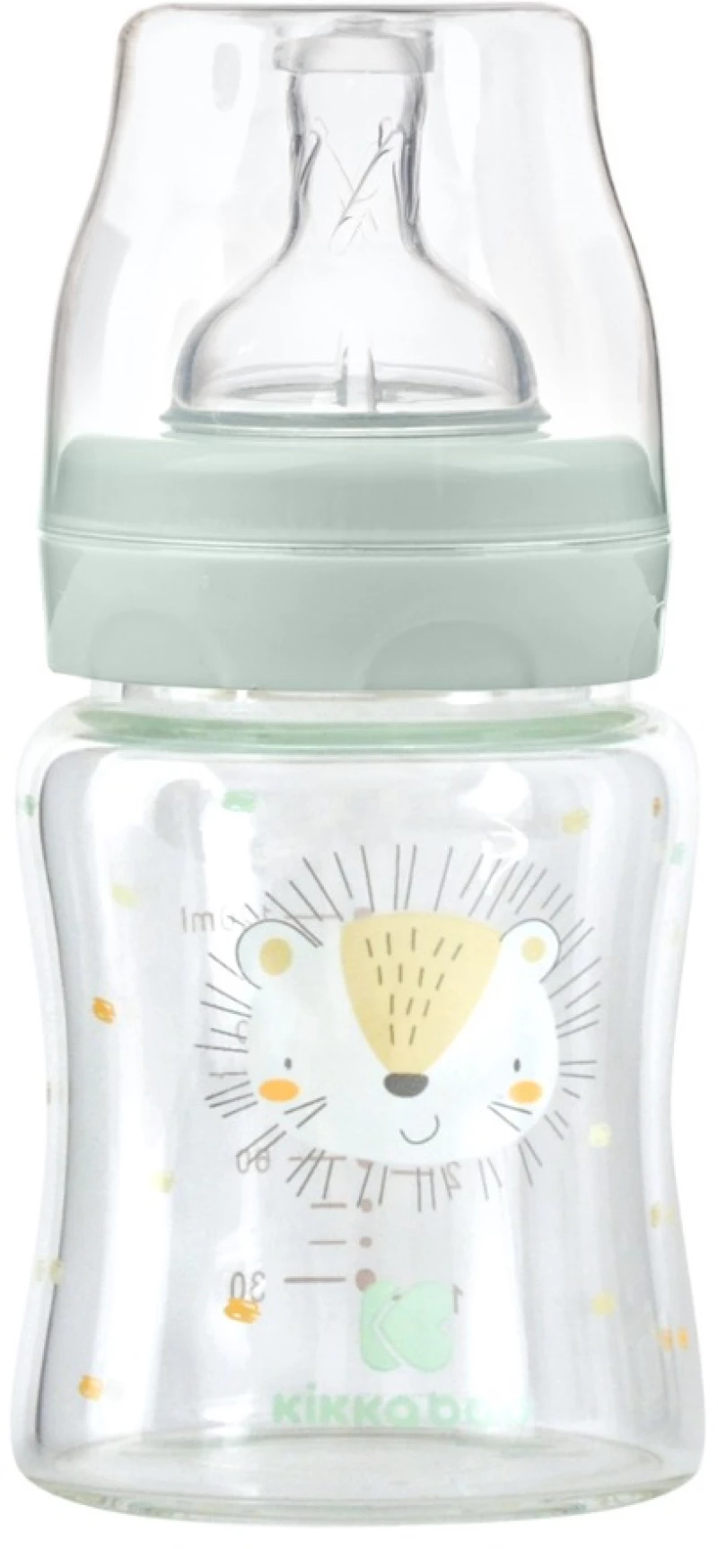 Kikka Boo Γυάλινο Μπιμπερό 120ml  Jungle King Mint 31302020120