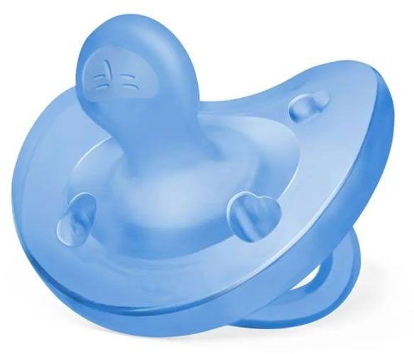 Chicco Πιπίλα Όλο Σιλικόνη Physio Soft Light Blue 6-16m+ C60-73091-95