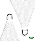 Grasher Ε220 Πανί σκίασης τρίγωνο με κρίκους 180gr/m²  3,6x3,6x3,6m Λευκό / 103789