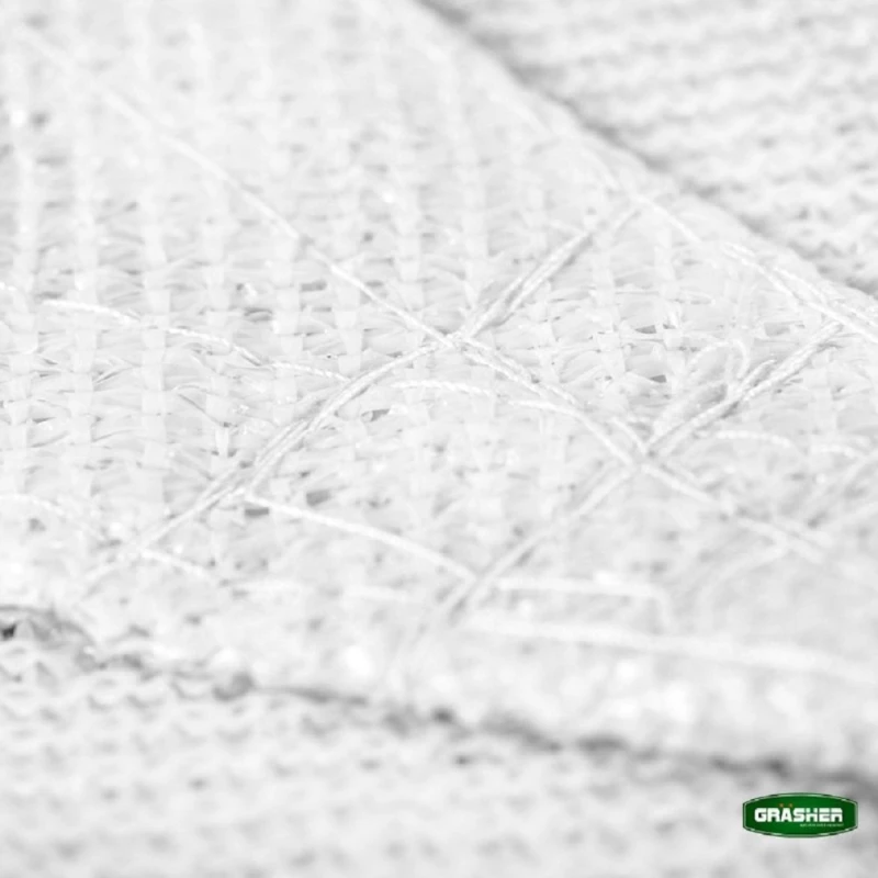 Grasher Ε220 Πανί σκίασης τρίγωνο με κρίκους 180gr/m²  3,6x3,6x3,6m Λευκό / 103789