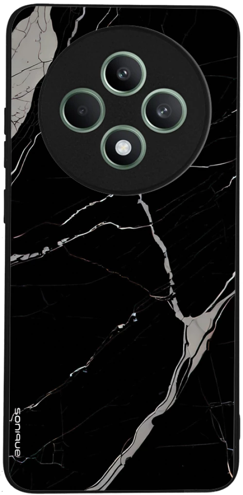 Θήκη Sonique Marble Series για Oppo Reno12 F 5G / Oppo Reno12 FS 5G Μαύρο