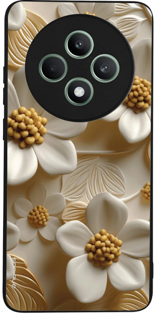Θήκη Sonique 3D Flower Series για Oppo Reno12 F 5G / Oppo Reno12 FS 5G Λευκό