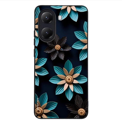 Θήκη Sonique 3D Flower Series για Xiaomi Poco X7 Pro 5G Γαλάζιο