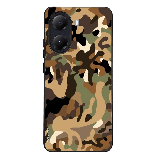 Θήκη Sonique Camouflage Army Series για Xiaomi Poco X7 Pro 5G Καφέ