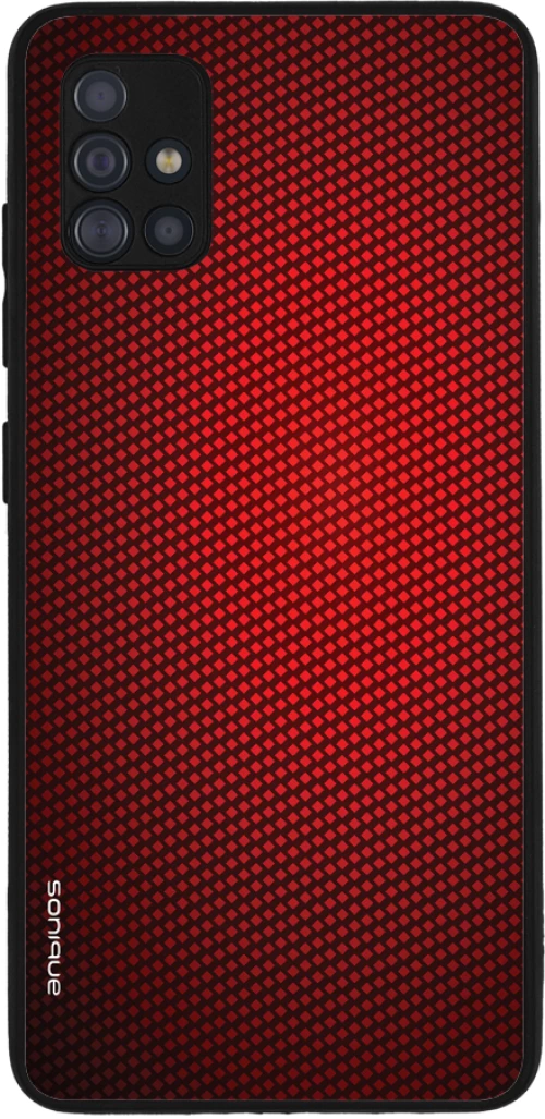 Θήκη Sonique Carbon Series για Samsung Galaxy A51 Κόκκινο