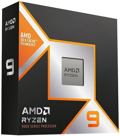 AMD Ryzen 9 9950X3D 4.3GHz Επεξεργαστής 16 Πυρήνων για Socket AM5 σε Κουτί (100-100000719WOF)