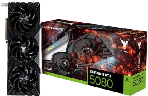 Gainward GeForce RTX 5080 16GB GDDR7 Phoenix Κάρτα Γραφικών NE75080019T2-GB2031X