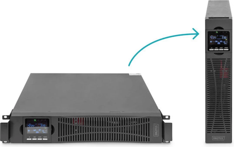 Digitus DN-170093 UPS On-Line 1000VA 1000W με 8 IEC Πρίζες