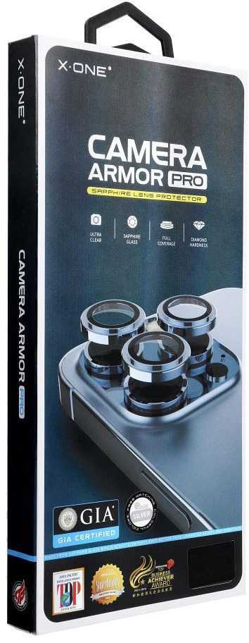 X-ONE Sapphire Camera Armor Pro - for iPhone 16e - silver