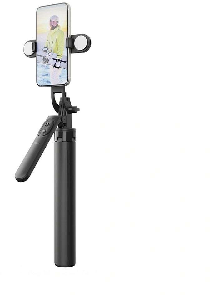 WiWU - Selfie Stick Wi-SE012 with Tripod Function and double LED light