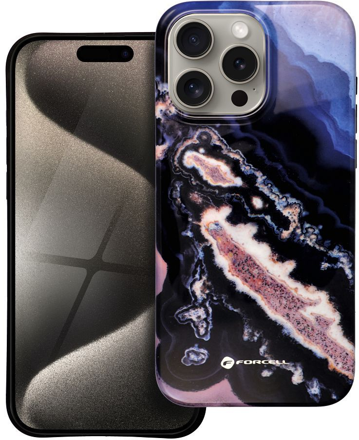 FORCELL F-PROTECT Mirage, Military Drop-Tested case compatible with MagSafe for IPHONE 15 PRO MAX gold island