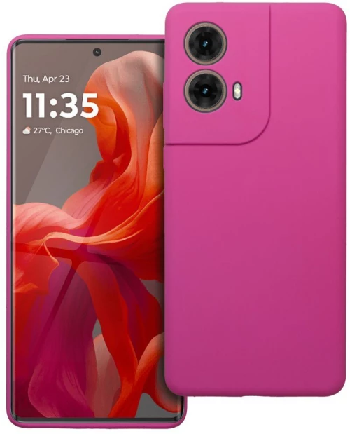 Case SILICONE 2mm for MOTOROLA G85 5G pink
