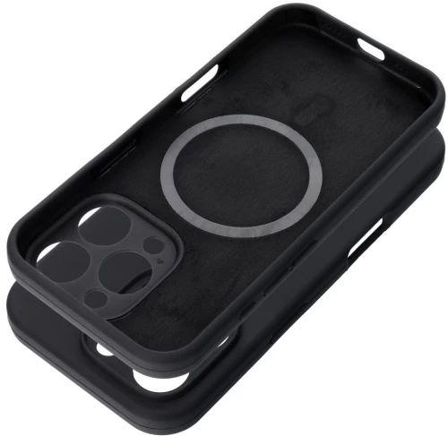 Case SILICONE 2mm for IPHONE 15 Pro Max compatible with MagSafe black