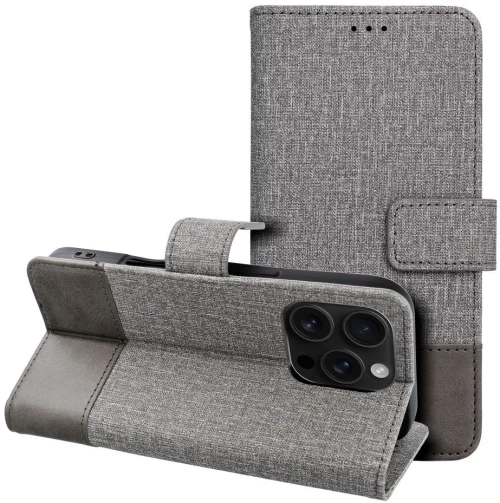 GOMMA Book for Xiaomi Redmi Note 14 4G (GLOBAL - 163,25mm x 76,55mm x 8,16mm) gray