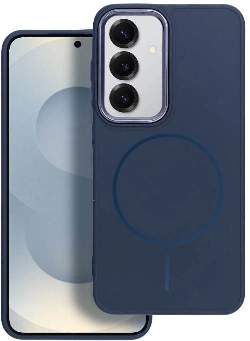 FRAME MAG COVER Case compatible with MagSafe for SAMSUNG A55 navy blue