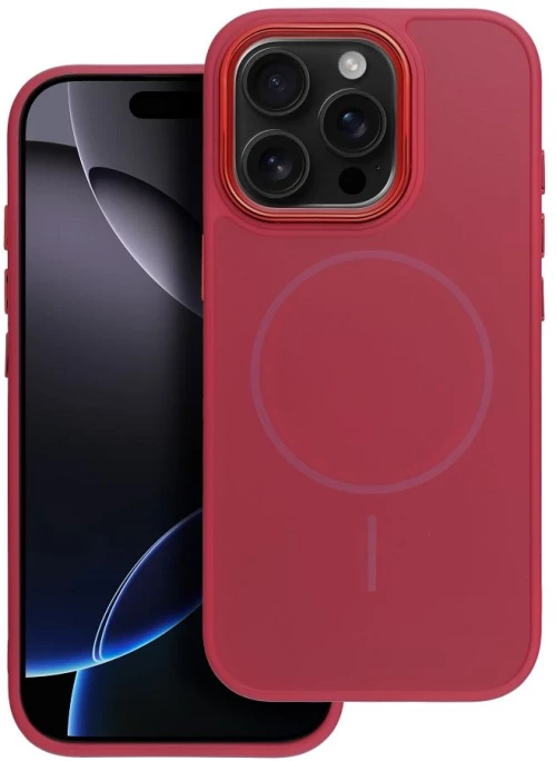 FRAME MAG COVER Case compatible with MagSafe for IPHONE 12 PRO magenta