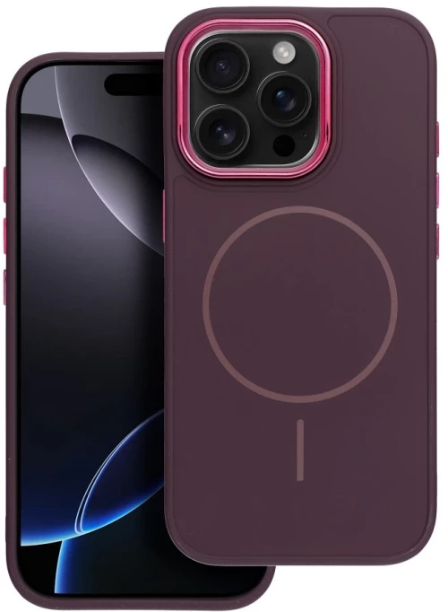 FRAME MAG COVER Case compatible with MagSafe for IPHONE 12 PRO purple