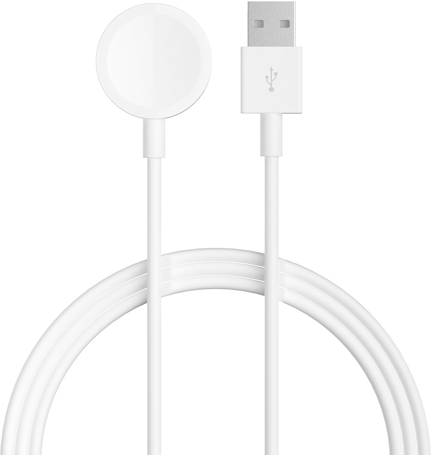 Devia inductive magnetic charger Kintone USB 1,0 m white for Apple Watch