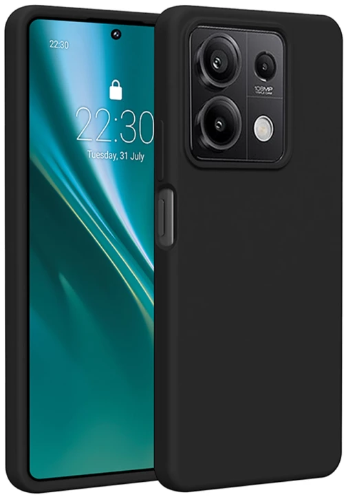 Etteri Silicone case for Xiaomi Redmi Note 13 5G black
