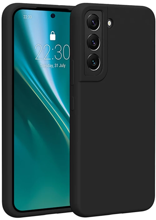 Etteri Silicone case for Samsung Galaxy S22 black