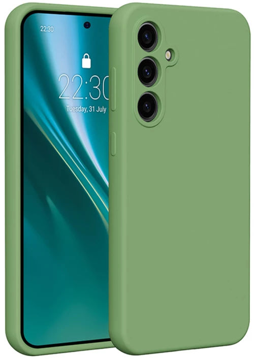 Etteri Silicone case for Samsung Galaxy S23 FE light green