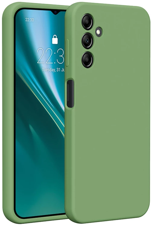 Etteri Silicone case for Samsung Galaxy A14 light green