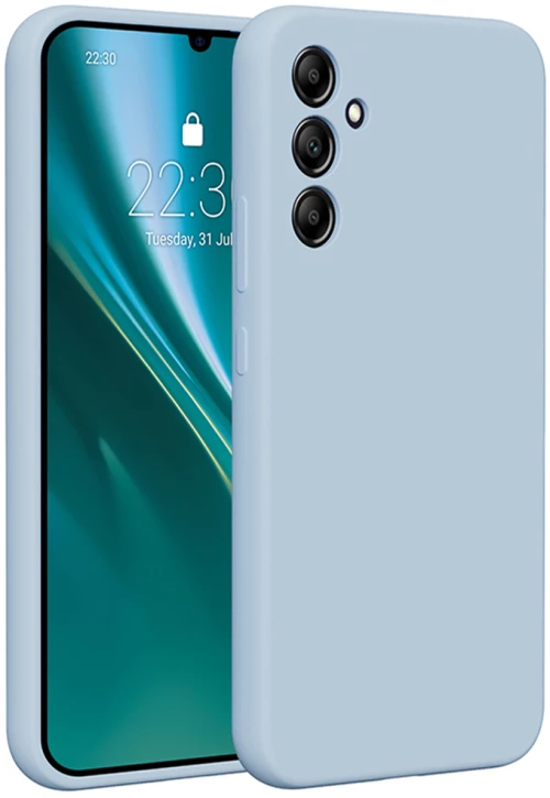 Etteri Silicone case for Samsung Galaxy A34 5G light blue