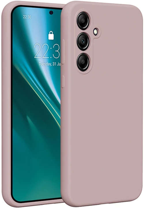 Etteri Silicone case for Samsung Galaxy A35 5G light pink