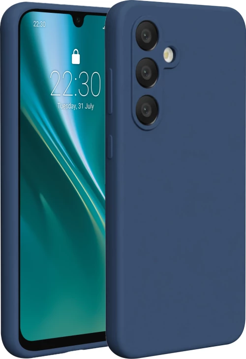 Etteri Silicone case for Samsung Galaxy S24 FE dark blue