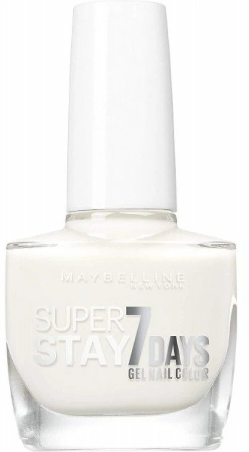 Maybelline, Super Stay 7 Days, Colour Corrector, Nail Polish, 071, Pur White, 10 ml