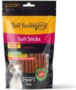Tail Swingers Λιχουδιά Σκύλου Air Dried Ostrich Soft Sticks 100gr