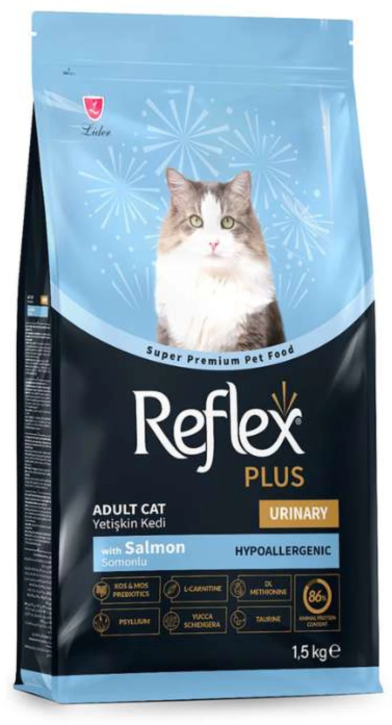 Reflex Plus Ξηρά Τροφή Γάτας Adult Cat Urinary Salmon 1,5kg