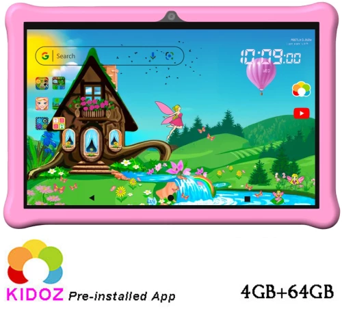 LAMTECH OCTA-CORE KID TABLET 10.1'  4GB+64GB ANDROID 14 BLUSH PINK FAIRYLAND