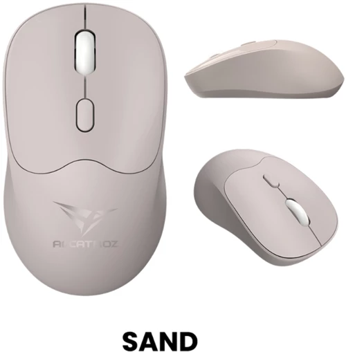 ALCATROZ SILENT BT5.4 WIRELESS MOUSE AIRMOUSE DUO 6R SAND