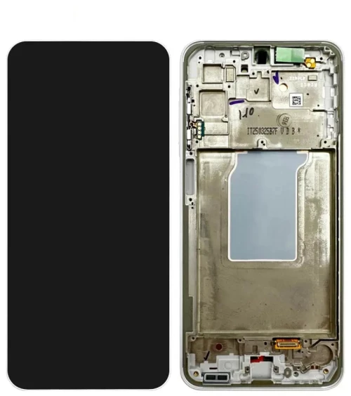 Γνήσια Οθόνη LCD με Μηχανισμό Αφής και Πλαίσιο για Samsung Galaxy A26 5G SM-A266B GH82-37049B - Λευκή