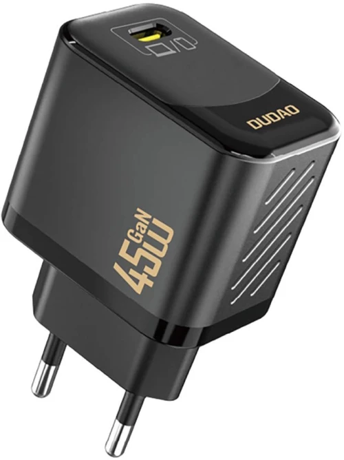 Dudao Φορτιστής Σπιτιού Type-C 45W  PD - Μαύρο