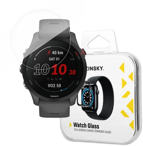 Wozinsky Hybrid Tempered Glass - Τζαμάκι Προστασίας για GM Forerunner 255 - Μαύρο