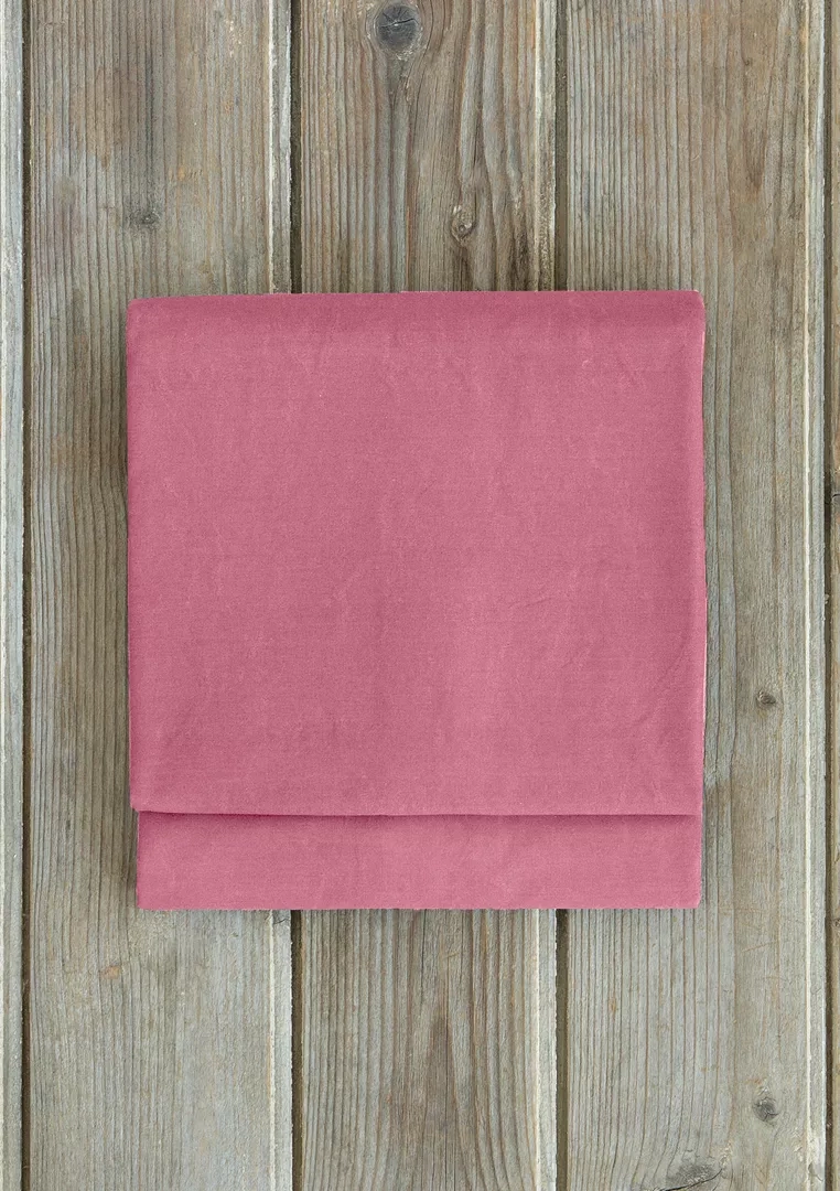 Σεντόνι Unicolors - Apple Pink Σάπιο μήλο Υπέρδιπλο με Λάστιχο 165x205+35